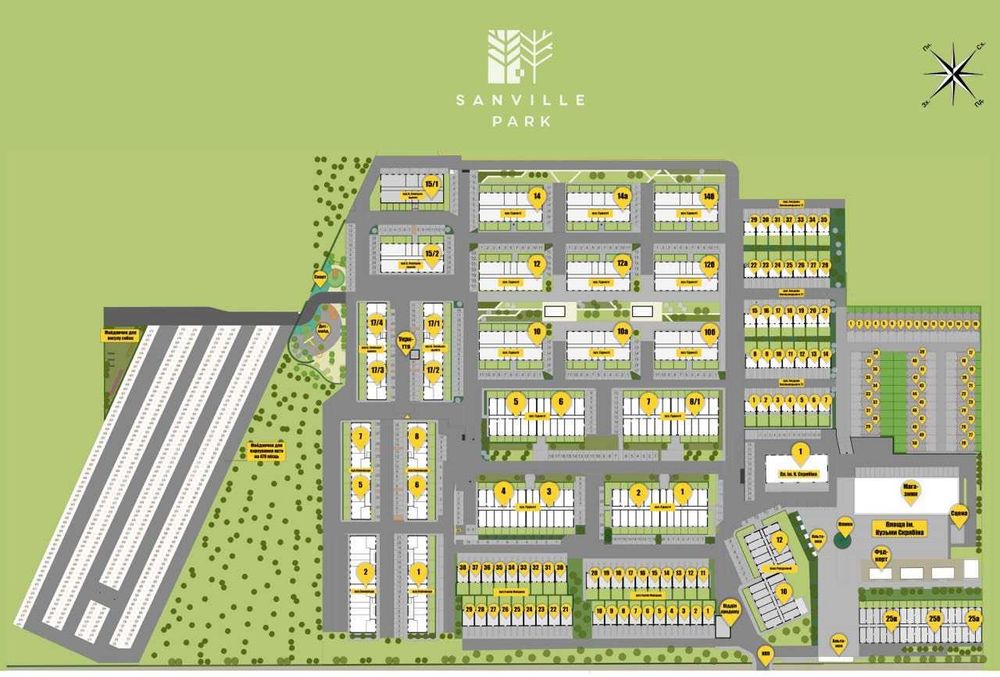 Продаж Готової  1к Квартири - 30.80м2 (фактично 41.15м2) Sanville park
