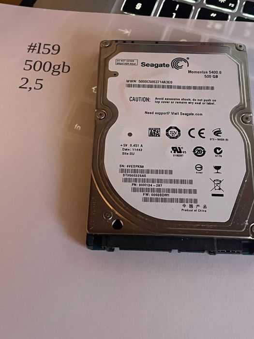 dysk twardy 500gb 2,5 sprawny #l59