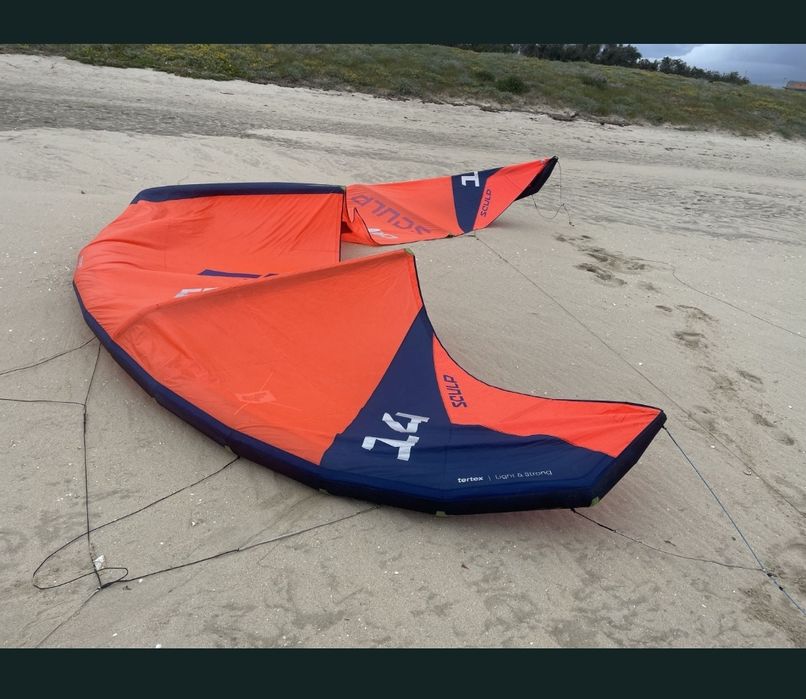 Equipamento kitesurf