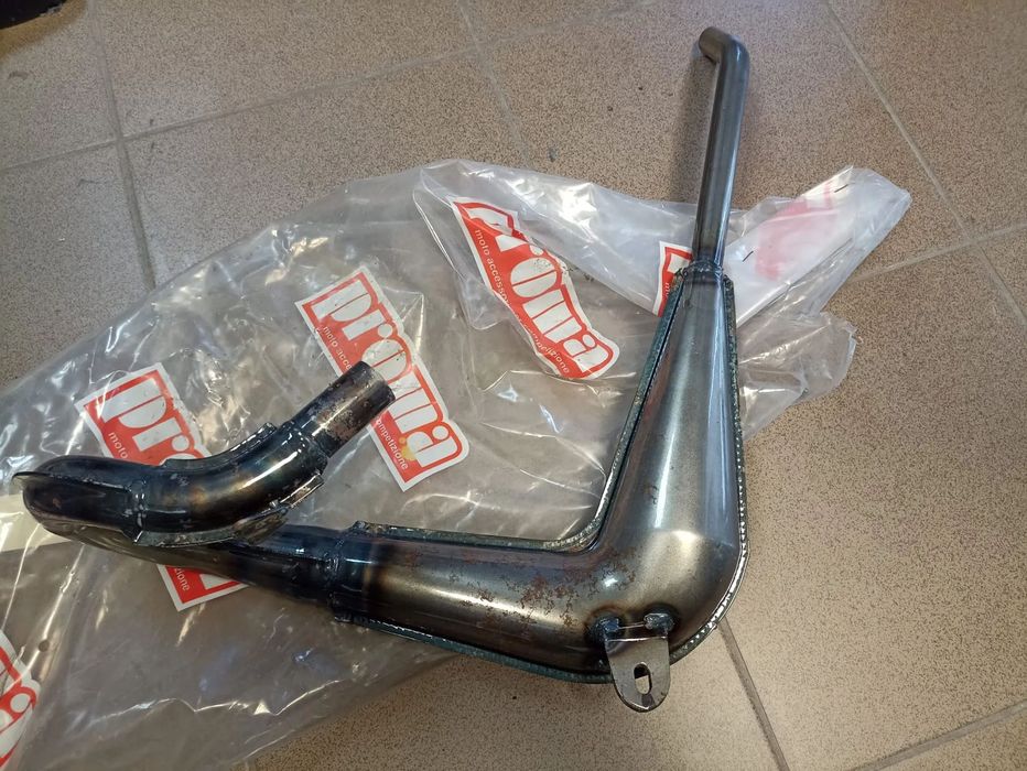 wydech aprilla tuareg/nero/blu 125