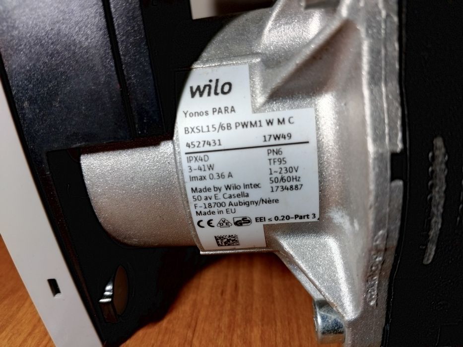 Pompa Wilo  Yonos PARA BXSL15