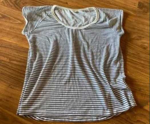 42 biała koszulka w paski women