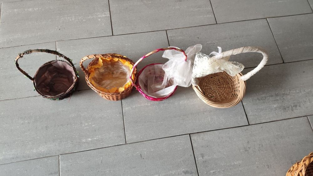 Cestas de vários tamanhos