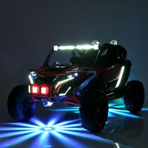Потужний двомісний та дитячий електромобіль Maverick Race Turbo