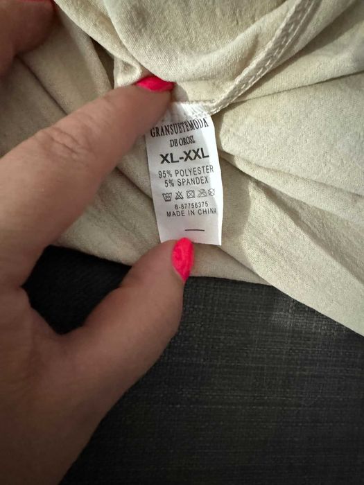 Vestido Simples Creme