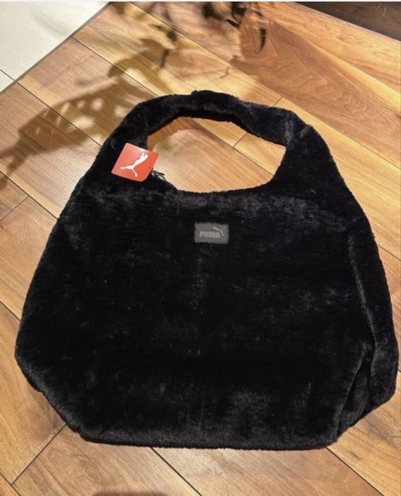 oryginalna Torba torebka Puma Core Large Duża futerko miesci A4