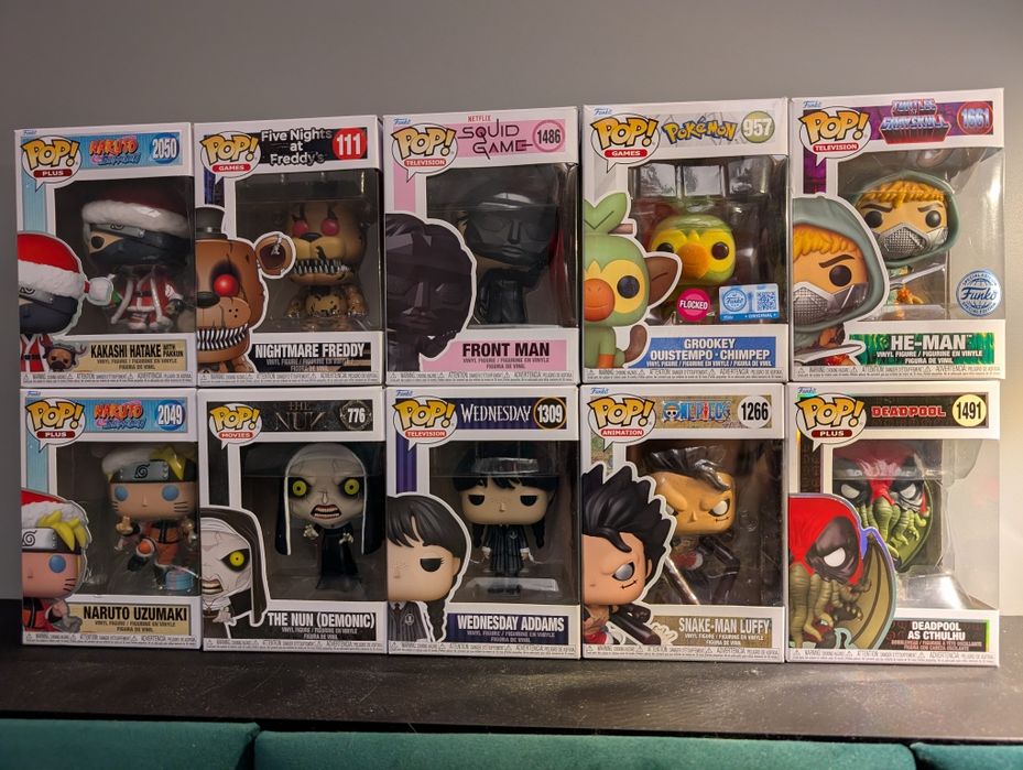 10 figurek funko Pop