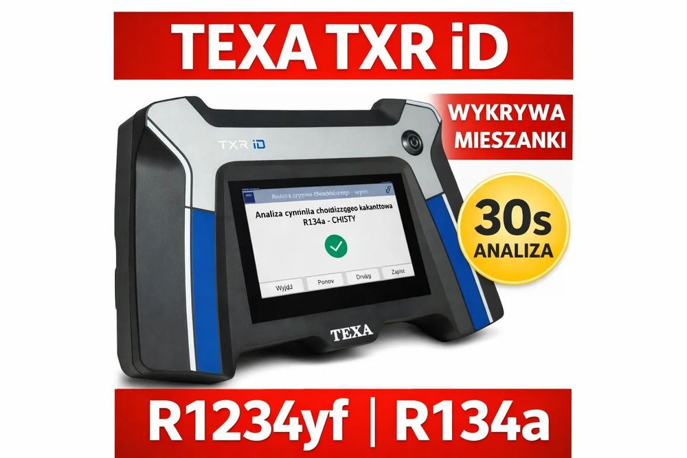 Analizator czynnika TEXA TXR iD R1234yf R134a mobilny AC