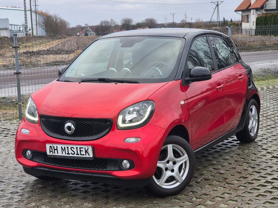 Smart Forfour 1.0 71KM_Prime_klimatyzacja_tempomat_panorama_90000km