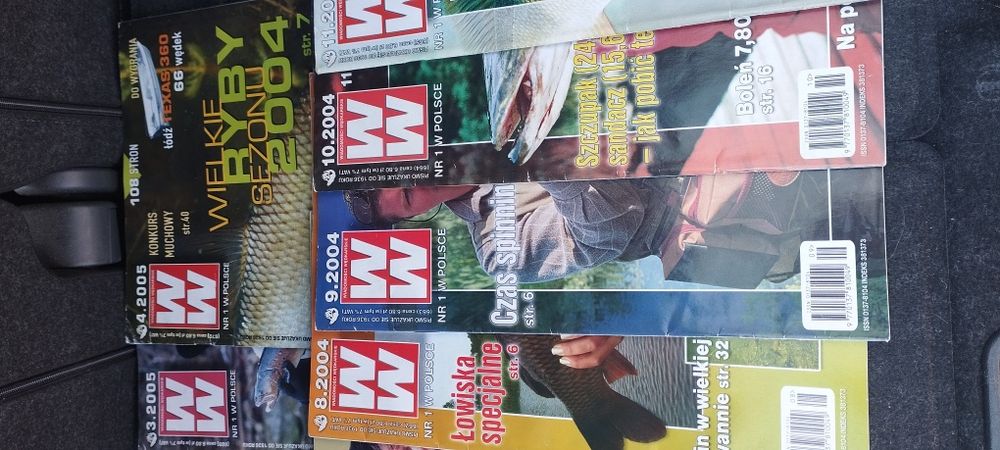 Czasopisma Wiadomości Wędkarskie 15 numerów