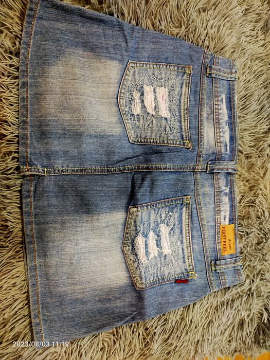 Spódniczka jeansowa XL