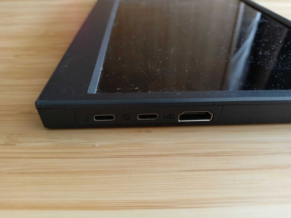 Monitor przenośny USB-C mini HDMI, uszkodzony, na części