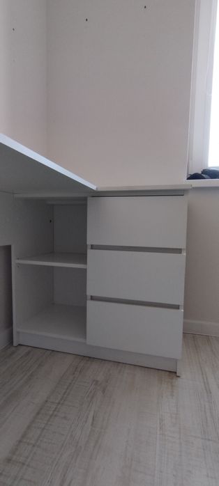 Biurko narożne białe