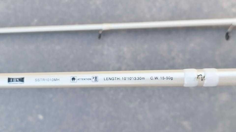 Cana spinning Shimano Stradic S1010MH com carreto Shimano Stradic