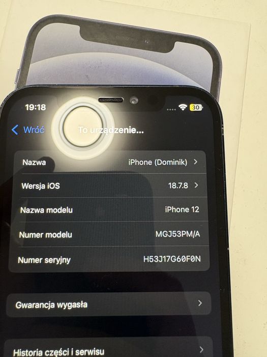 iPhone 12 64gb sprawny IOS 18.7 !!!