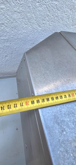 Ventilador 3100 m3h  extrator Ar limpo de  cobertura