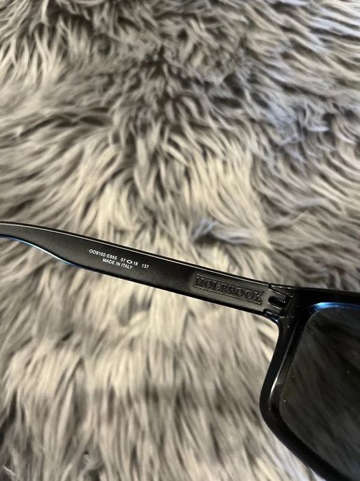 Okulary przeciwsłoneczne czarne Oakley Holbrook OO9102-E855 Italy