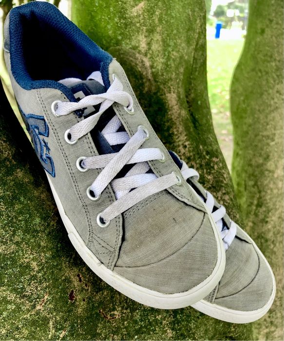 Sapatilhas DC cinza e azul