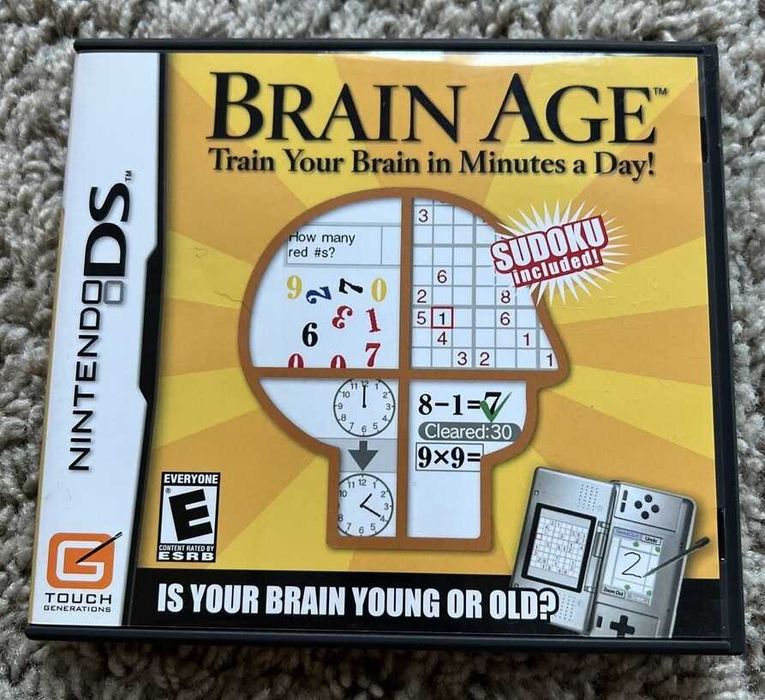 Brain Age: Train Your Brain in Minutes a Day (Nintendo DS, 2006)64286396719873120
