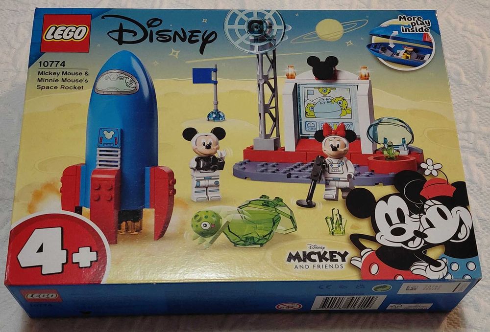 lego disney 10774 mickey mouse & minnie mouse's space rocket selado