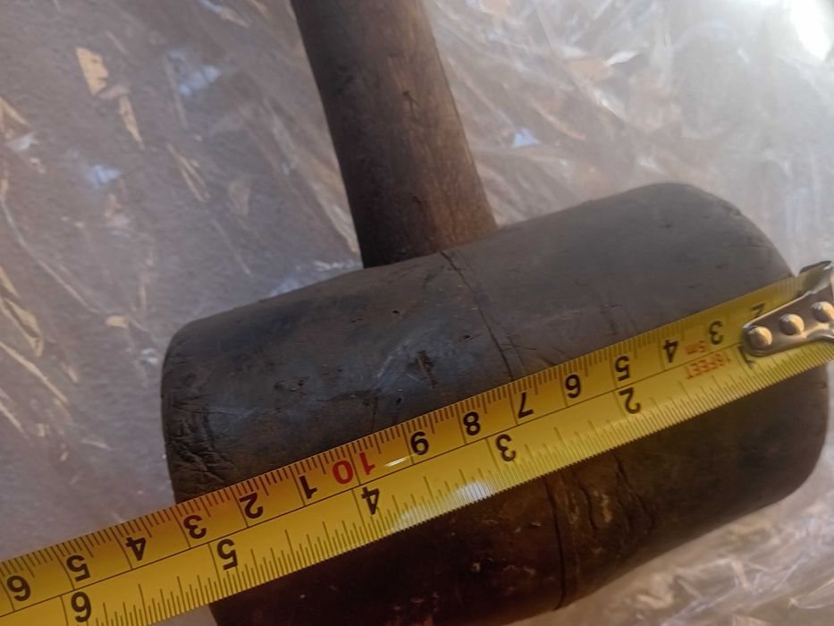 Maço de borracha grande.  Bom está