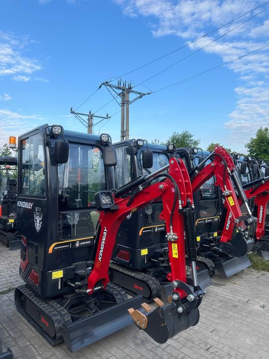 NOWA Minikoparka Kingway Yama H12K DWUSEKCYJNA POMPA Ramię Skr 1,2T