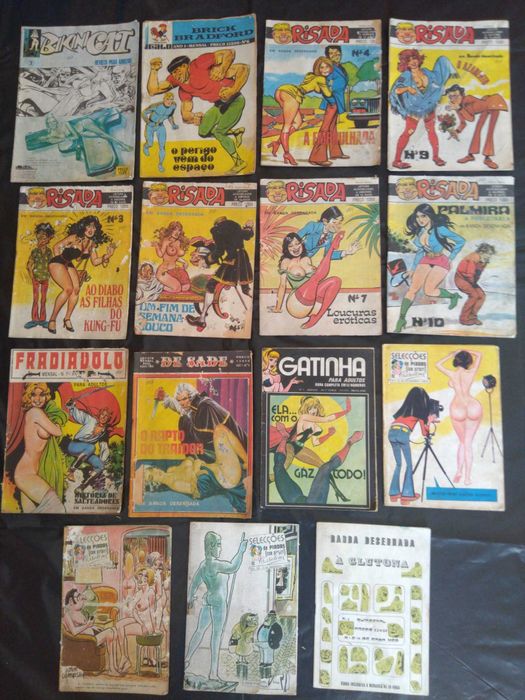 Revistas Banda Desenhada Usadas Risada.