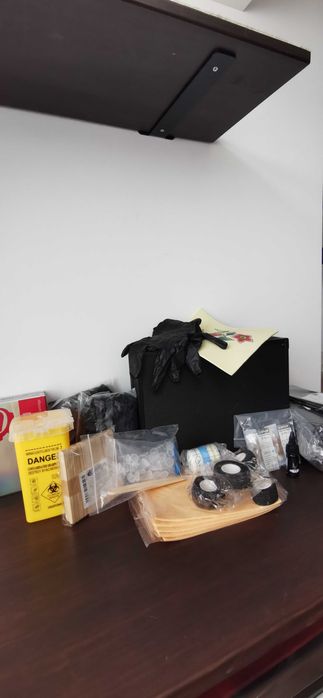 Kit de tatuagem completo