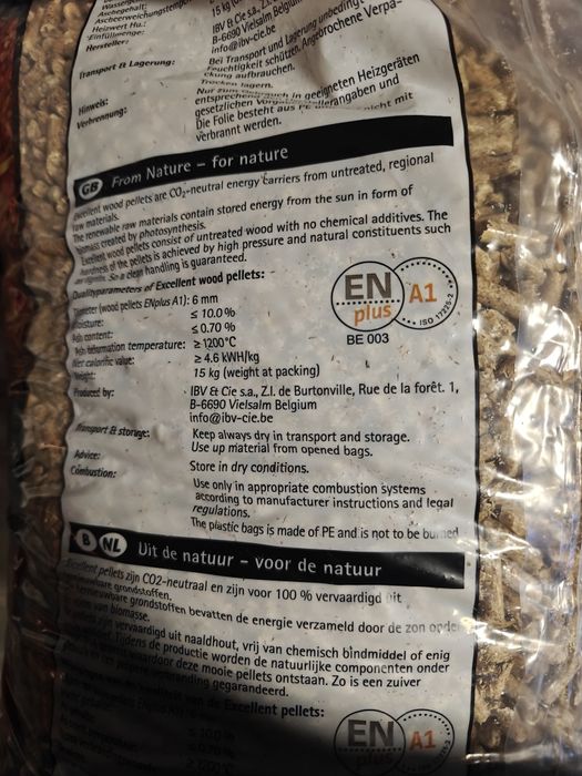 Dostępny Pellet ENplus A1, DINplus sosnowy