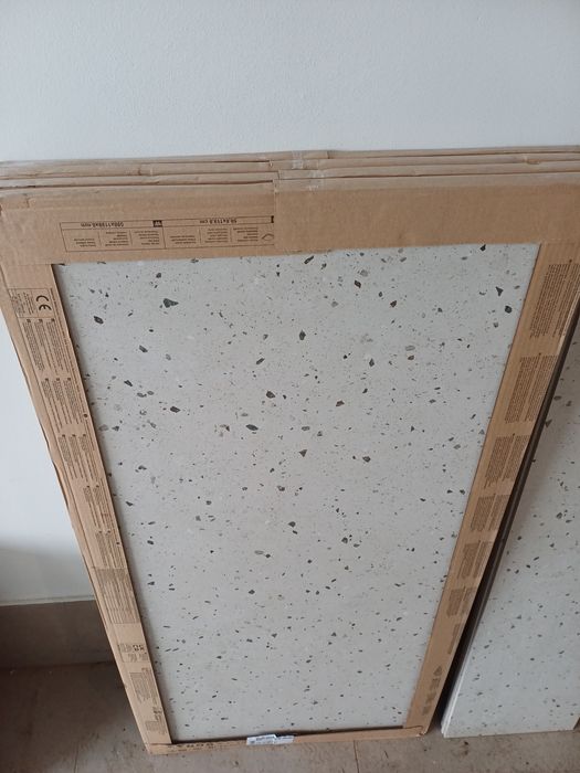 Gres stracciatella grey mat rectified 59,8x119,8 senti ceramica