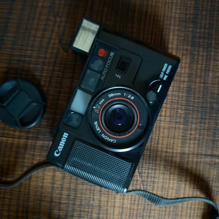 Kultowy Canon AF35M (Sure Shot) | Kolekcjonerski BOX | Przetestowany