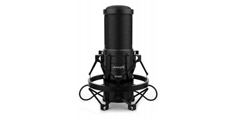 Audibax AT2020 v2 Microfone Estúdio Profissional Condensador