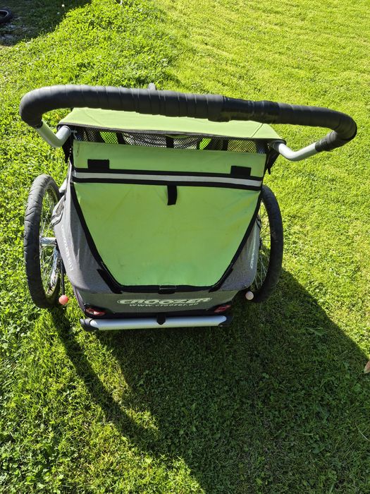 Riksza Croozer 2 osobowa przyczepka rowerowa jogger