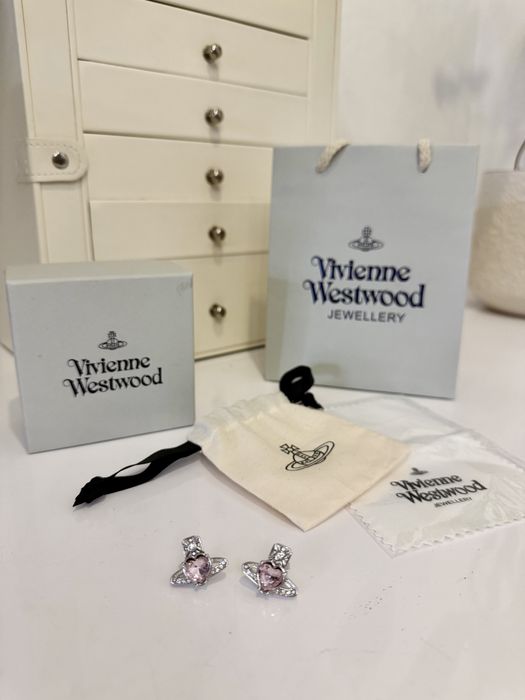 Vivienne Westwood kolczyki oryginalne nowe modne gen Z srebro vintage