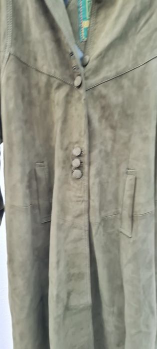 Casaco de Pele Verde Casa das Peles