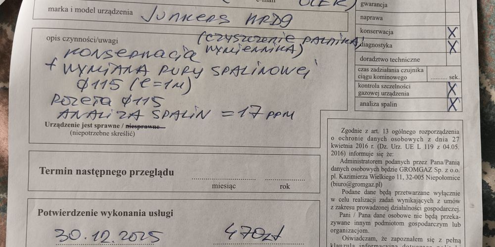 Junkers Hydro 4200 WR9-4 KB 23 JU – Stan bdb, po pełnym serwisie (2026)