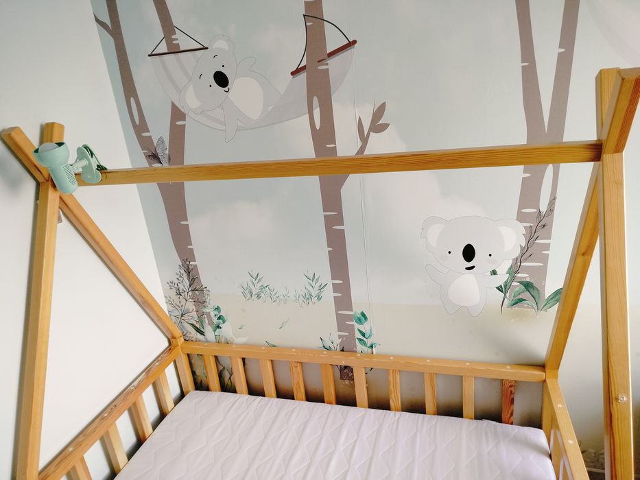 Łóżko dziecięce domek tipi z szufladą + materac