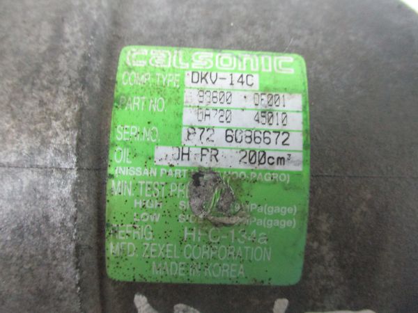 Compressor AC NISSAN Terrano II Van (R20)