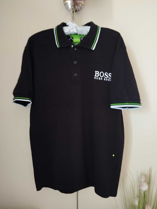 Koszulka polo Hugo Boss L czarna