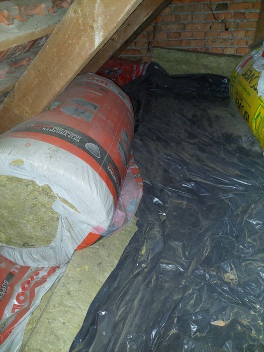 Wełna nowa 3 wałki Isover, Rockwool