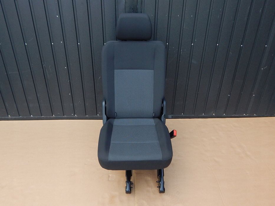 vw t5 lift t6 t6.1 fotel składany koziołek 2 rząd tył tylny double gri