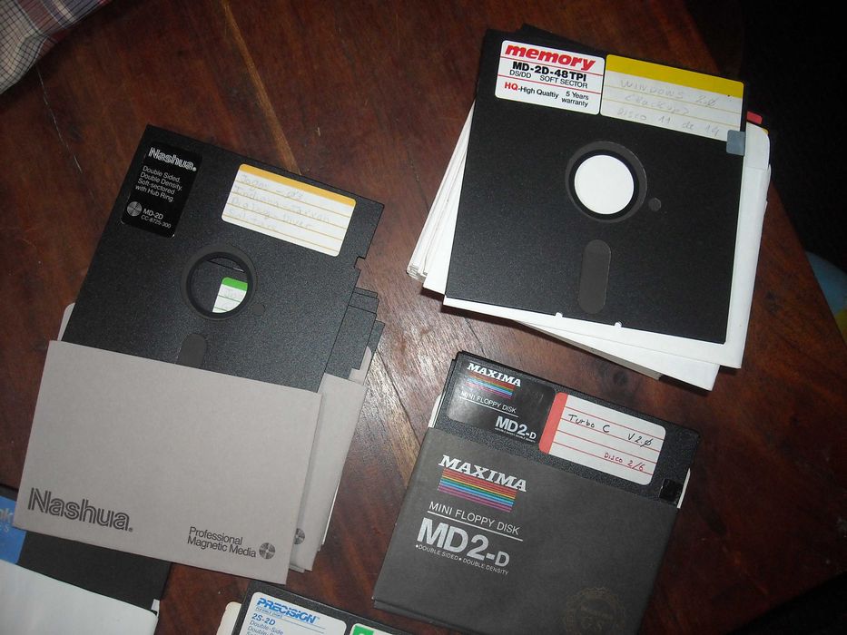 Disquetes antigas 5,25 5.1/4 5.25 5"1/4