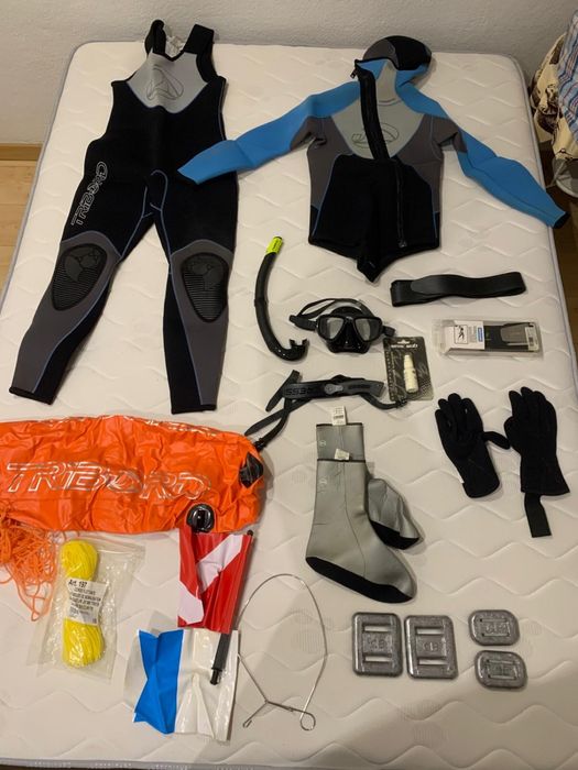 material de mergulho