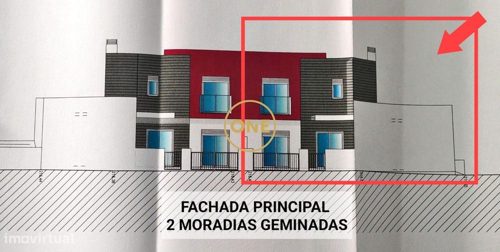 Moradia Geminada T3 em Construção – Milharado, Mafra