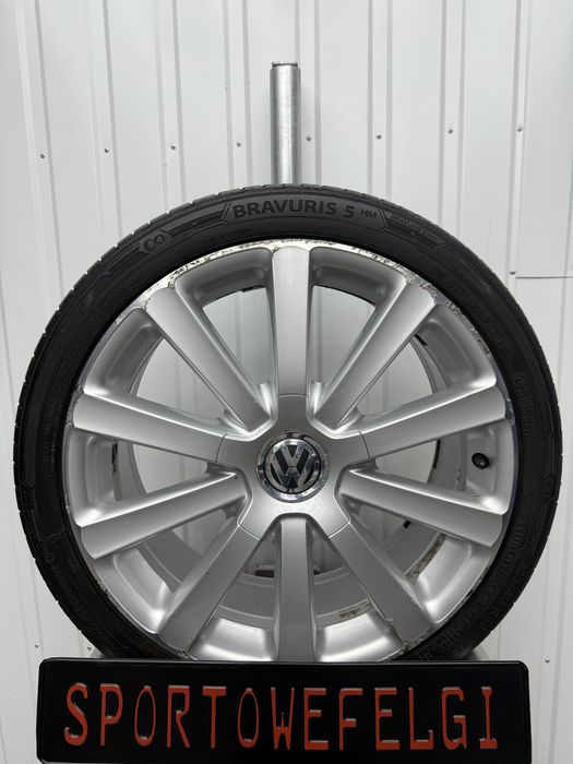 Alufelgi KOMPLET 18 cali 5x112 VW Omanyt R36 Golf Passat Sciroco Opony