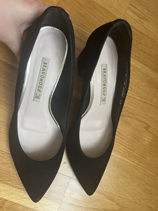 чорні замшеві туфлі жіночі 37 розмір