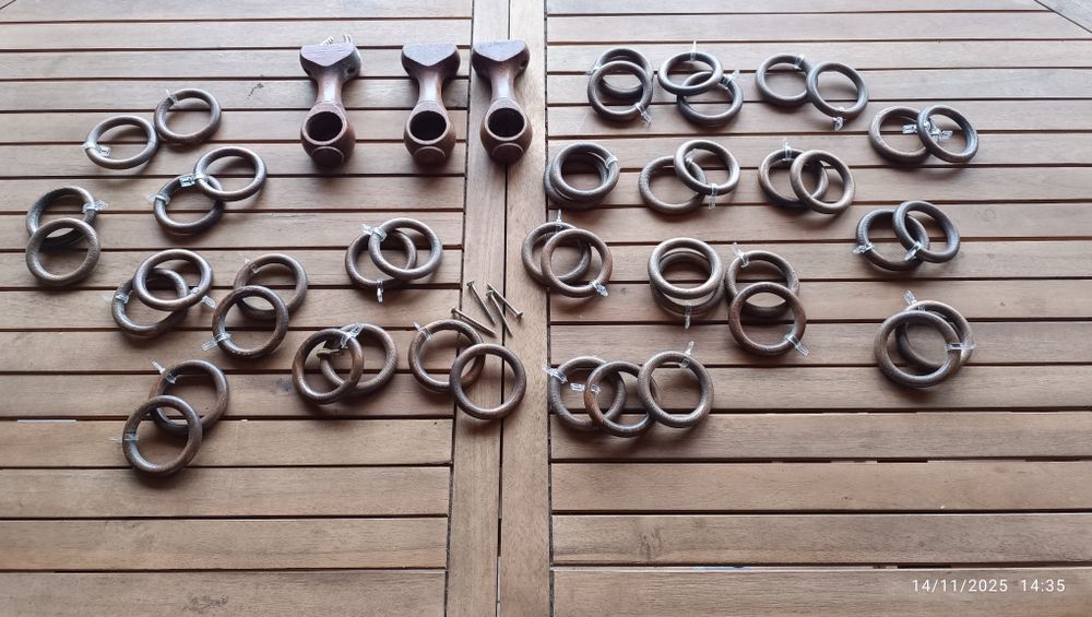 Cortinados transparentes  cor borgonha