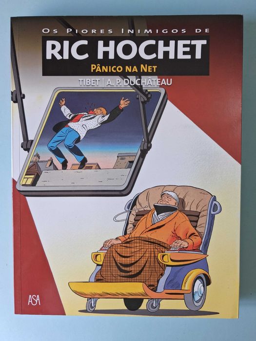 RIC HOCHET - Coleção Álbuns da Editora Asa / Público em capa mole.