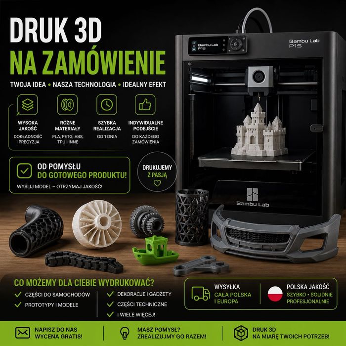 3D-печать на заказ | Bambu Lab P1S | Быстро и качественно