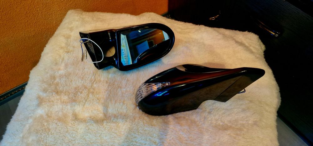 Lusterka tuning Bmw Audi Vw Seat  trójramienne migacz LED uniwersalne